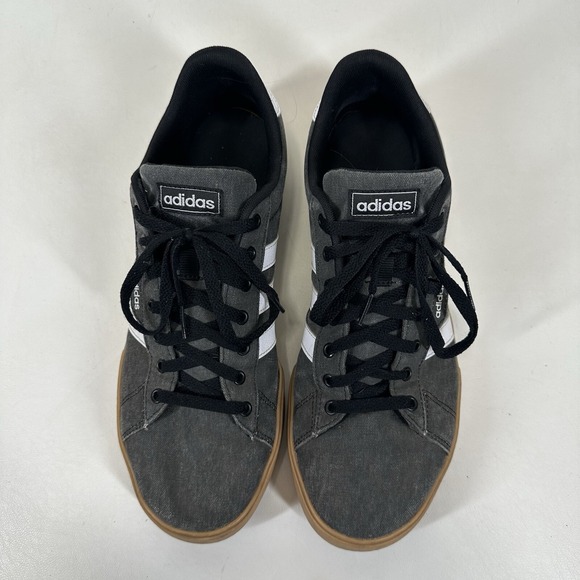 Adidas Daily 3.0 Mens Size 11.5 Gray White Gum Athletic Skate Shoes Sneakers main image 6